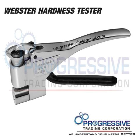 how to calibrate a webster hardness tester|webster hand held hardness tester.